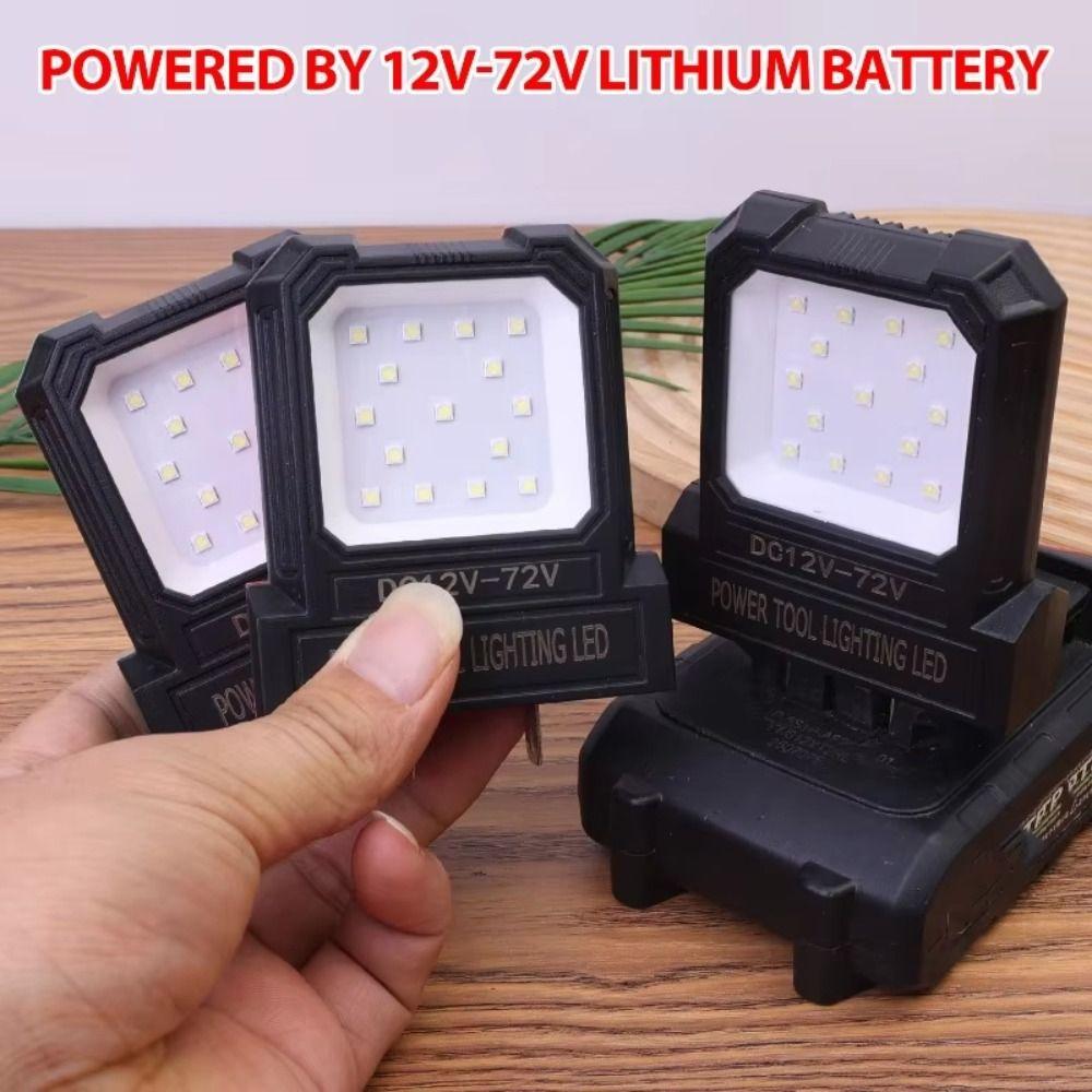 Power Tool Parts LED Work Light Adjustable High Brightness Portable Work Lights Universal Durable Lithium Battery Lamp