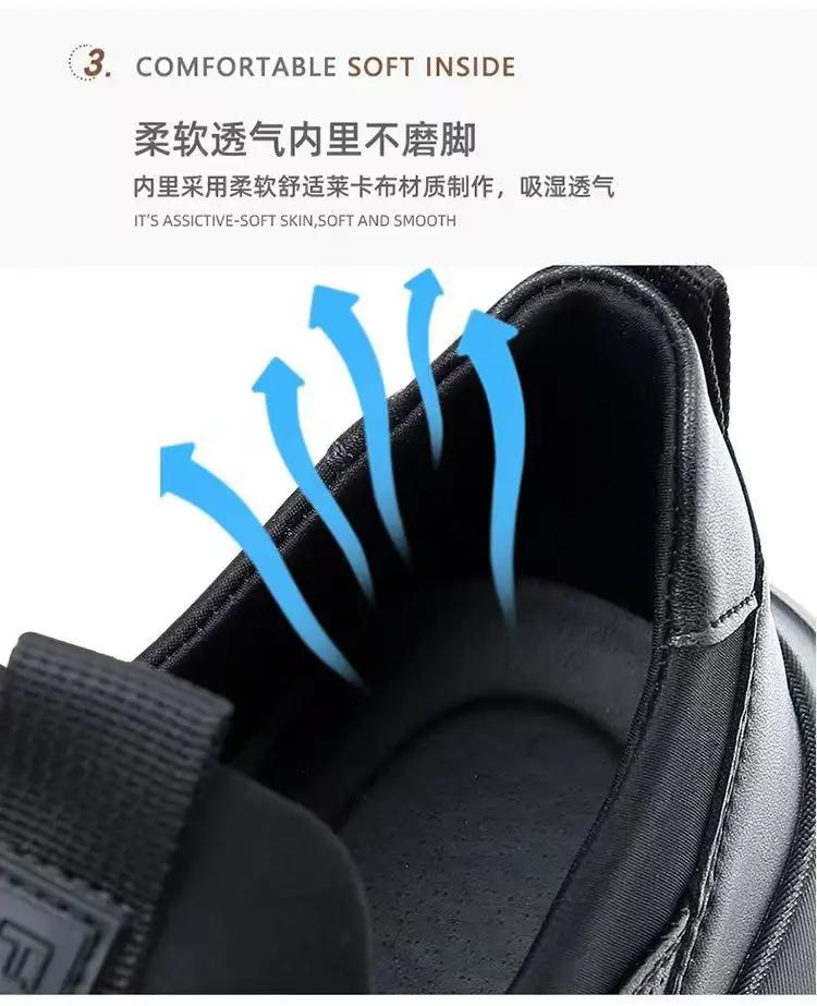 Herren Plateausneaker Herbst Neue vulkanisierte Schuhe Herren Freizeit Slip-on Laufschuhe Atmungsaktiv Weiche Sohlen