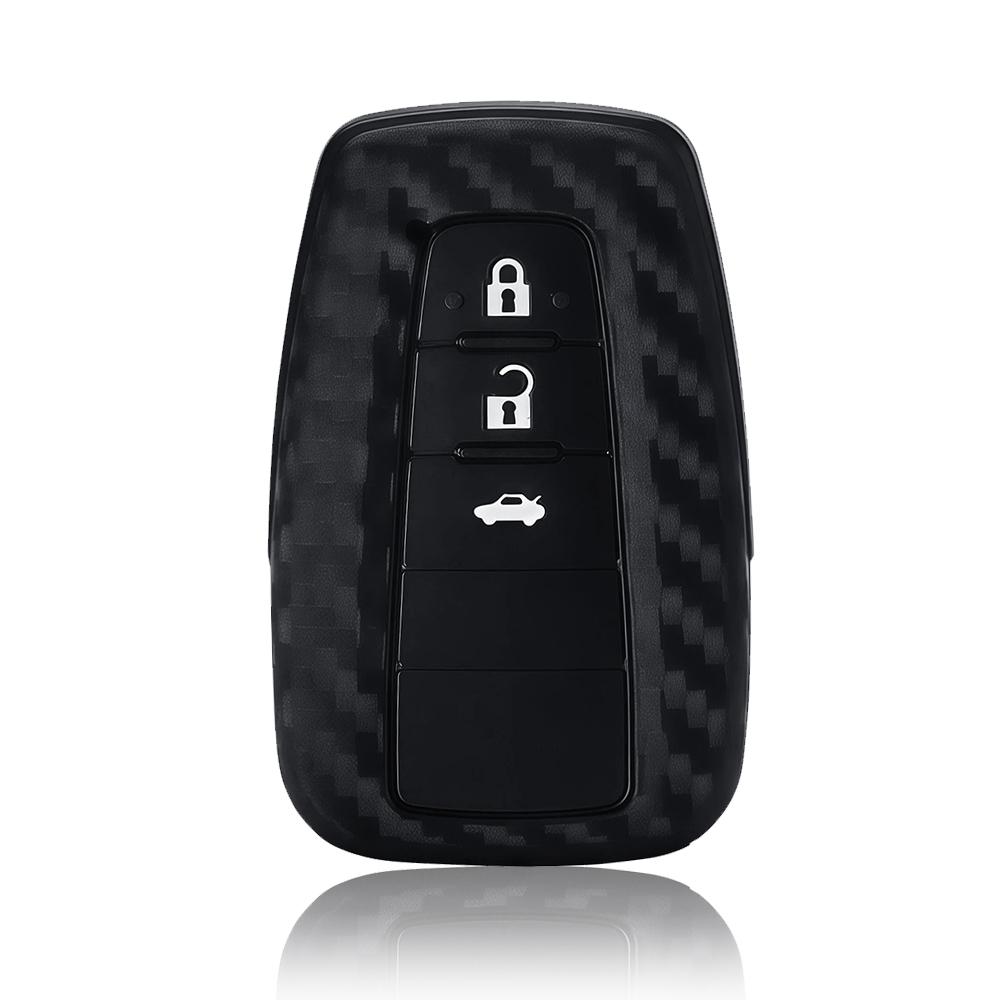 Silicone Car Key Cover For Toyota Prius Camry Corolla Avalon CHR RAV4 Land Cruiser Prado Accessories Key Case Protector Shell