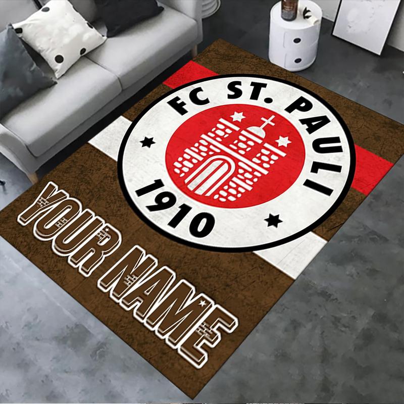 Custom Name St.Pauli Carpet Rug for Living Room Bedroom Home Sofa Decoration,Kids play Non-slip Floor Mat