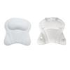 In Stock 4D Machine Washable Bath Pillow with 6 Suction Cups for Back Support