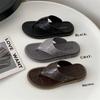 Men's Flip Flops Comfort Arch Support Slides Memory Foam Slip On Beach Sandals Open Toe Thong Slippers Summer Footwear Water Shoes for Male