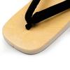 Kyoetsu Geta Sandal Sandals with Sponge and Heimilon Straps (LL (28cm), Black)