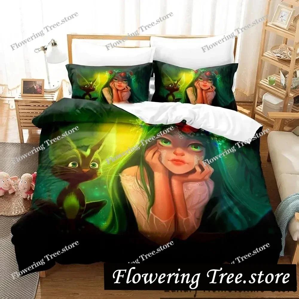 3D Druck Mavka Der Waldgesang Bettwäscheset Jungen Mädchen Einzelbett Queen King Size Bettbezug Kissenbezug Bett Jungen Erwachsene