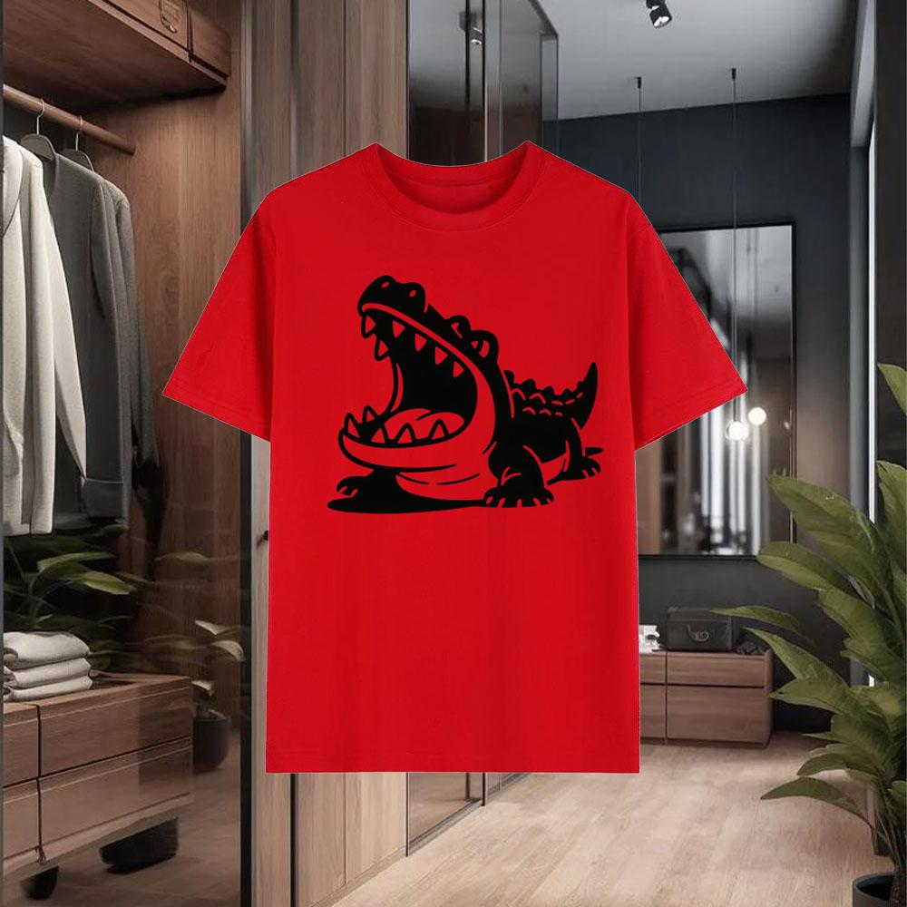 Men's Short - Sleeved T - Shirt Made of 100% Pure Cotton Summer-Appropriate Style with Loose Fit Realistic Simple Design Style
