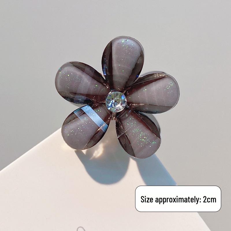 

Мини заколка-бант со стразами - аксессуар в корейском стиле для челки