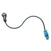 Fakra To ISO Male Connector Cable Car Radio Antenna Adaptor Black Signal Amplifier for High Quality Car Sound Installation