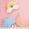 Lovely Color Cushion Rainbow Cloud Moon Plush Pillow Soft Comfortable Pillows for All Age Groups