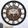 25cm Creative Iron Round Wall Clock for Design Enthusiasts