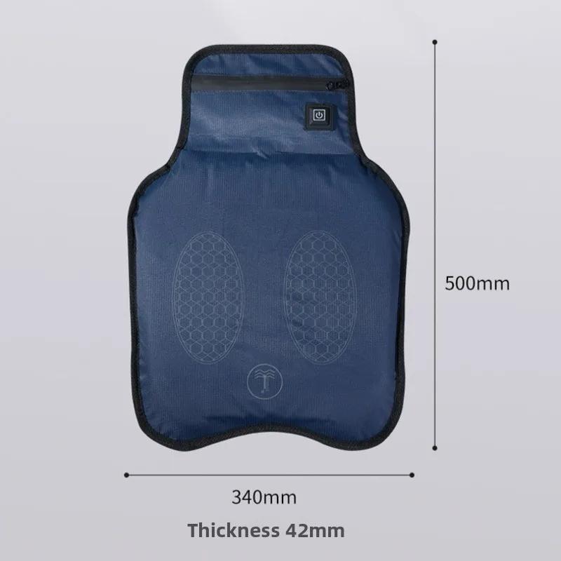 New Universal Fit Motorcycle Heated Seat Cushion 5V with Warmer Seat Cover and Three Level Heating Function for Comfort Cushion