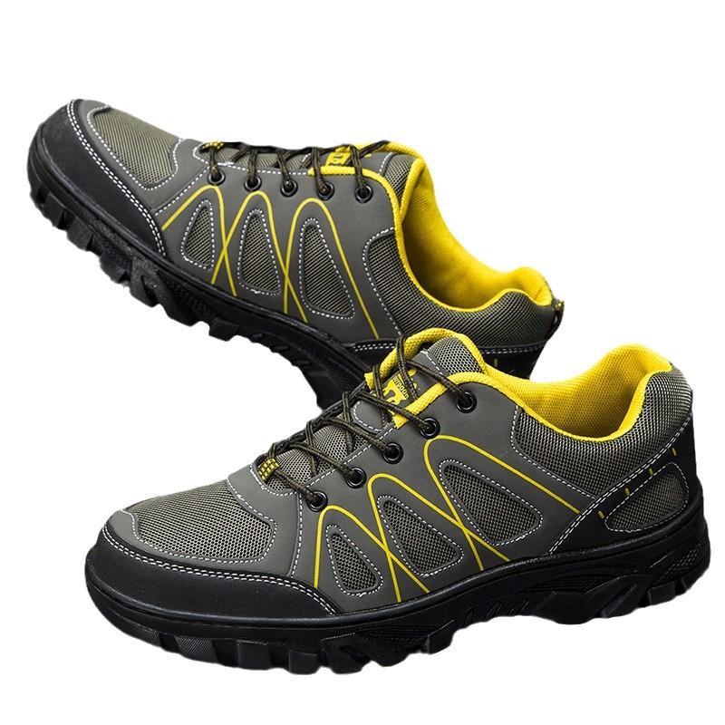 Hiking Shoes New Outdoor Round Head Flat Heel Labor Insurance Shoes Casual Warm Comfortable Hiking Shoes
