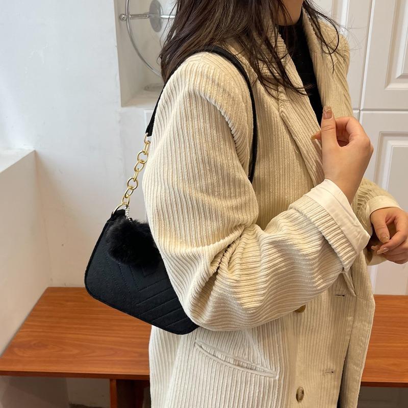 Small bag women's spring trend retro shoulder bag simple fashion messenger bag underarm bag women's bag