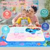 100x80CM Magic Water Drawing Mat Coloring Doodle with Reusable Magic Pens Montessori Painting Board Educational Toys Kids Gifts