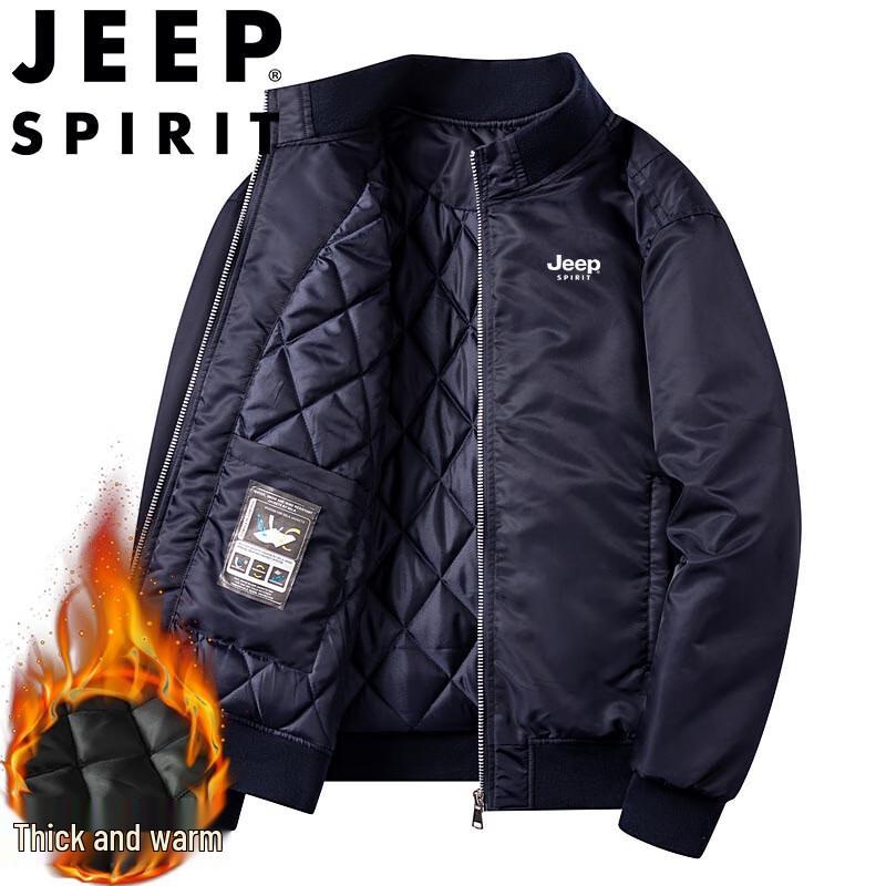 JEEP SPIRIT Men's Autumn/Winter Baseball Collar Jacket