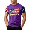 Men's Loose Fit Short Sleeve T Shirt American Flag Print Casual Summer Daily Wear Father's Day Independence Day Top