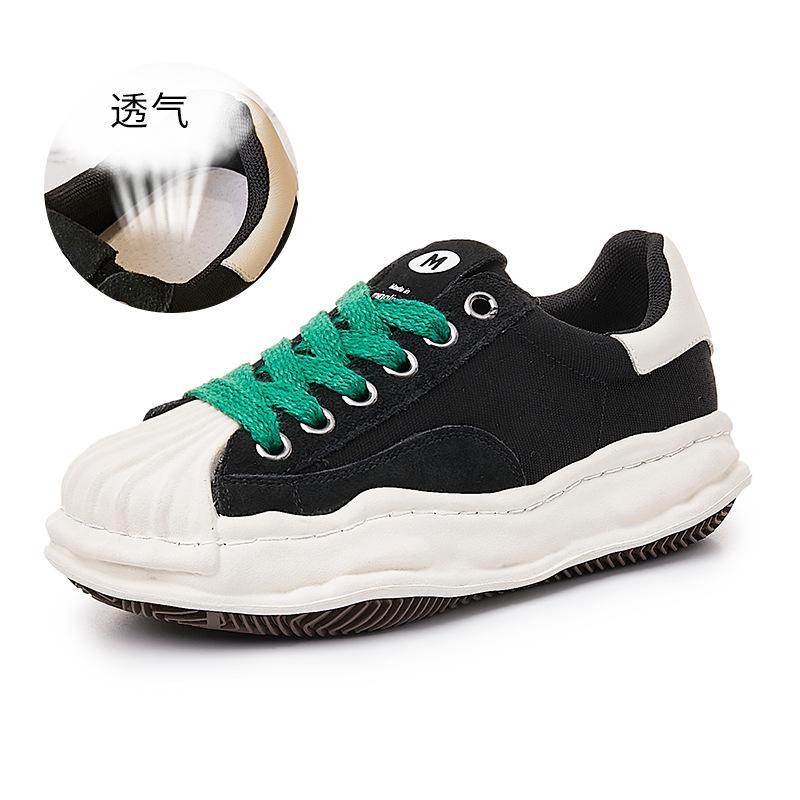 Shell head dissolving shoes 2025 summer new shoes women's versatile casual little white shoes women's versatile leather women's shoes