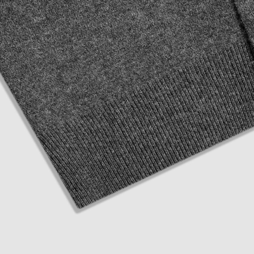 CDG Kawakubo Japanese-Style Heart Knit Crewneck Cardigan - 100% Wool, Double Mood Design, Couple Style PLAY Cardigan.