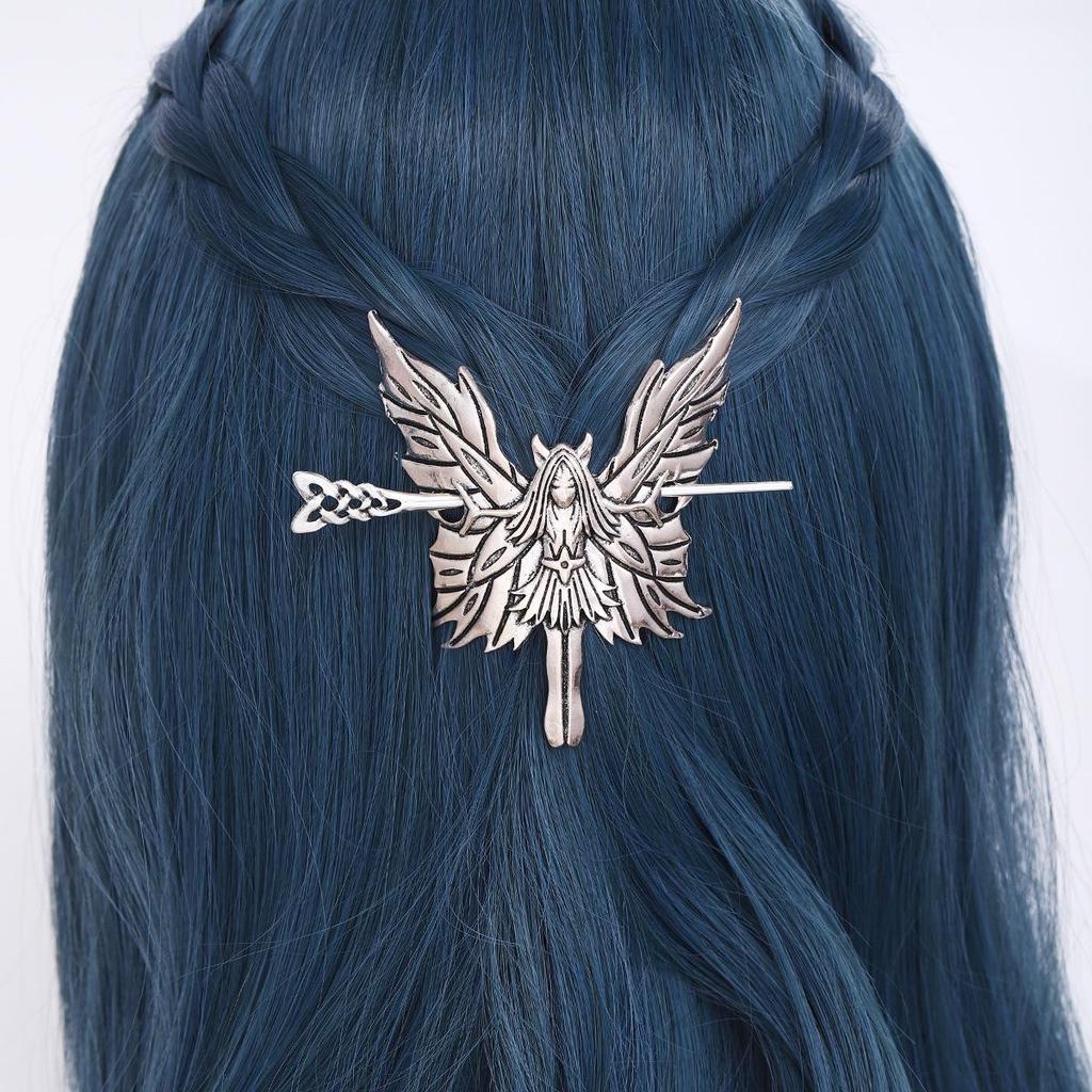 Viking Knot Butterfly Fairy Hairpin - Norwegian Style Party Accessory