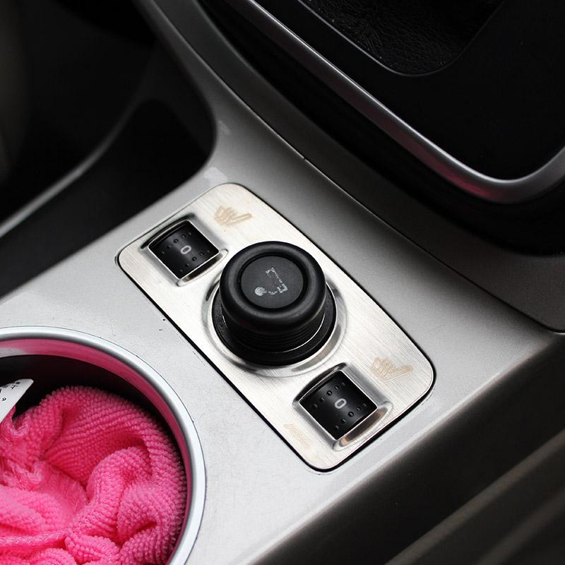 My Good Car Car Cigarette Lighter Decorative Stainless Steel Trim Sticker For Ford Kuga Escape 2013 2014 2015 Car