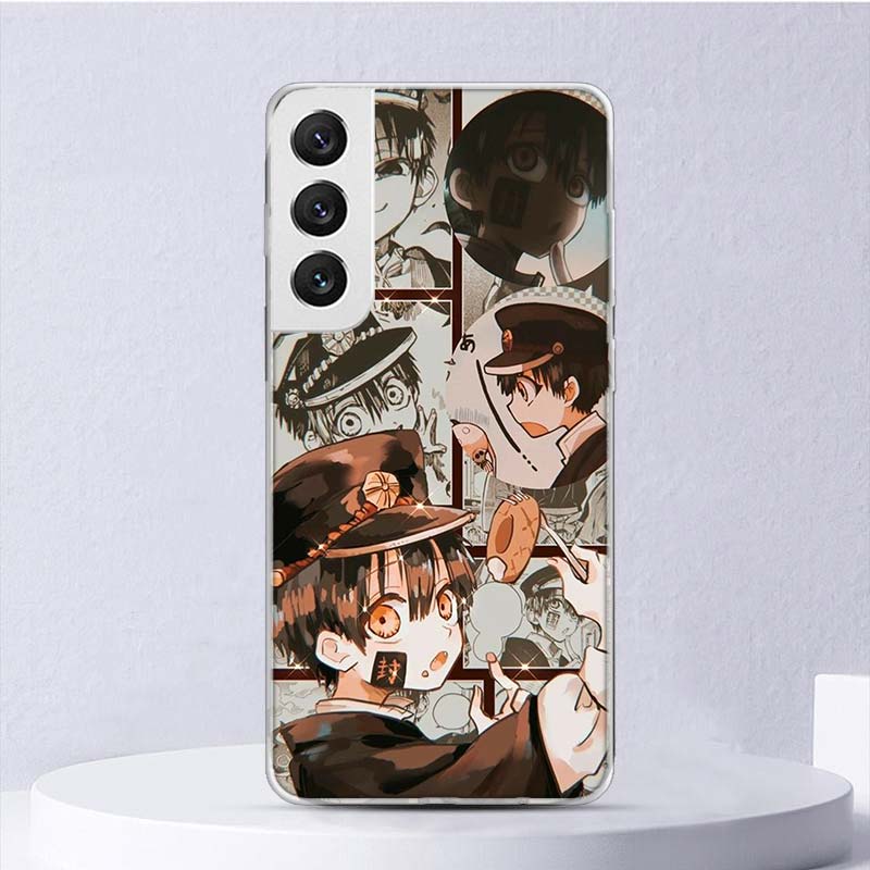 Anime Toilet Bound Hanako Kun Soft Case For Samsung Galaxy M12 M21 M30S M31 M32 M51 M52 Phone Cover Note 8 9 10 + 20 Ultra J4 J6