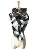Autumn and winter new colorful plaid square scarf plaid scarf men's and women's imitation cashmere plaid scarf shawl