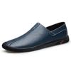 Genuine Leather Men Loafers Moccasins Men Business Dress Shoes Handmade Leather Shoes Men Flats