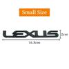 CJO3 Emblems For Lexus Logo ES300 IS300 IS350 ES250 ES350 IS250 CT200H NX200 Accessories ABS/Metal Car Rear Trunk Emblem Badge Sticke