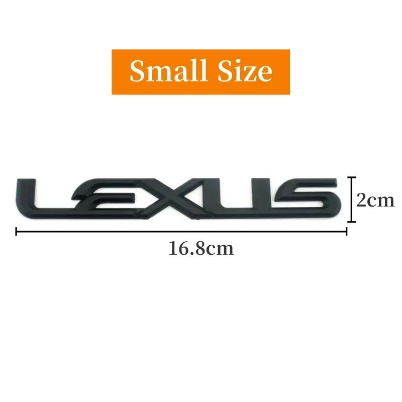CJO3 Emblems For Lexus Logo ES300 IS300 IS350 ES250 ES350 IS250 CT200H NX200 Accessories ABS/Metal Car Rear Trunk Emblem Badge Sticke