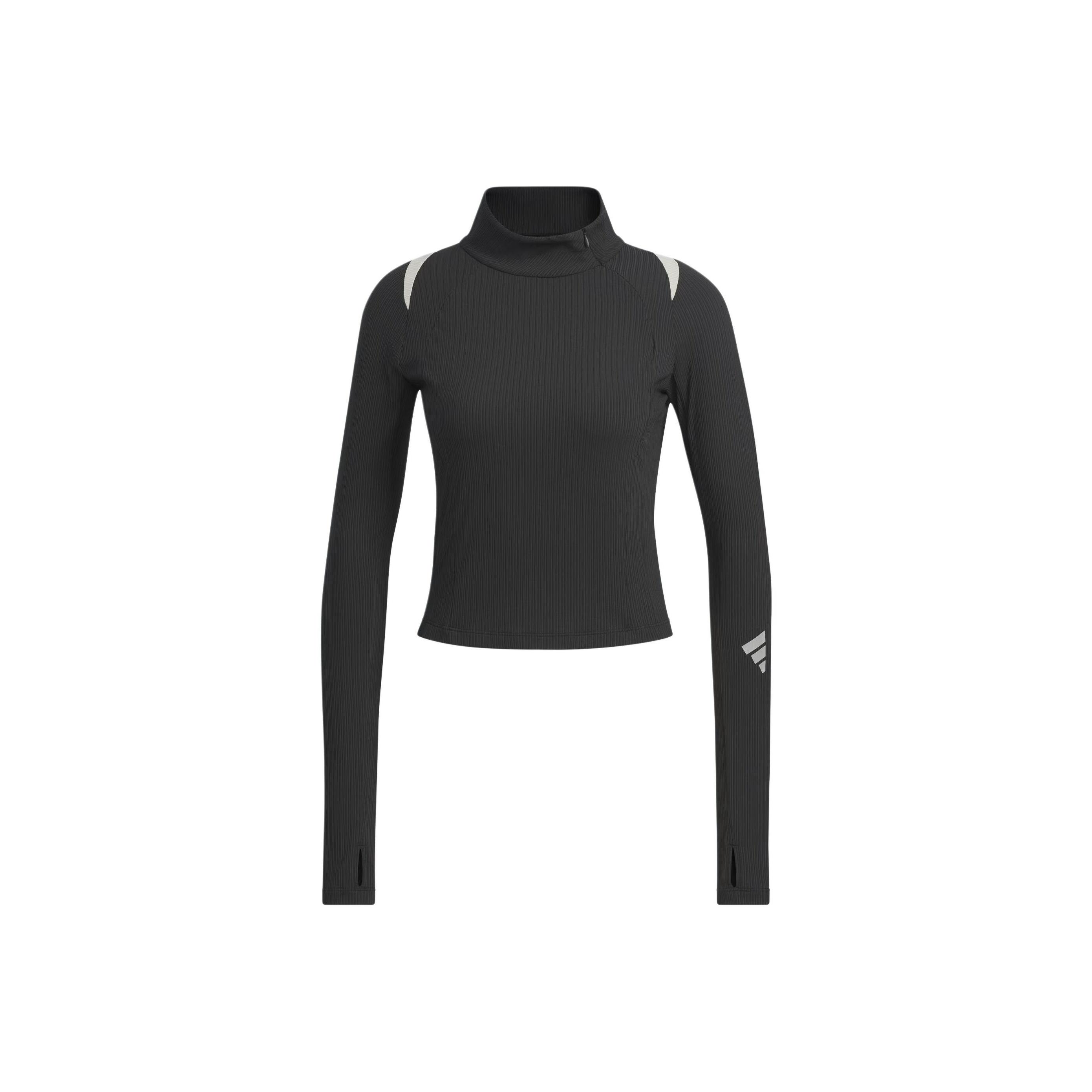 

Adidas Fos Future Style Logo Athletic Приталенная Удобная Футболка с Длинным Рукавом Женские Топы KS0060 XL