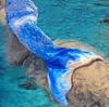 Girl Mermaid Sleeping Bag Flannel Soft Pajamas Mermaid Costume Role-playing Birthday Gift Outdoor Camping Portable Sleeping Bag