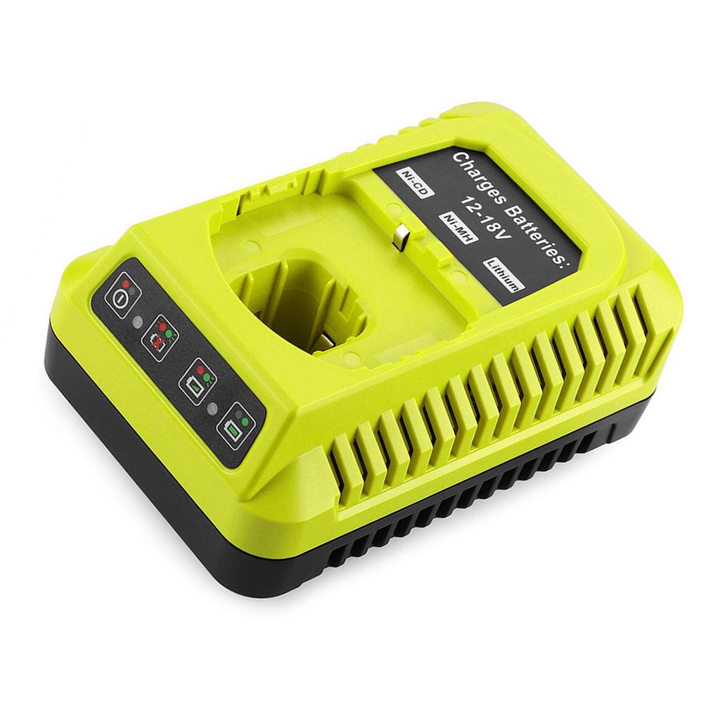 Battery Charger Adapter 12V‑18V Power Tool Fast Charging Replacement for RYOBI P117 P108 Nickel Lith