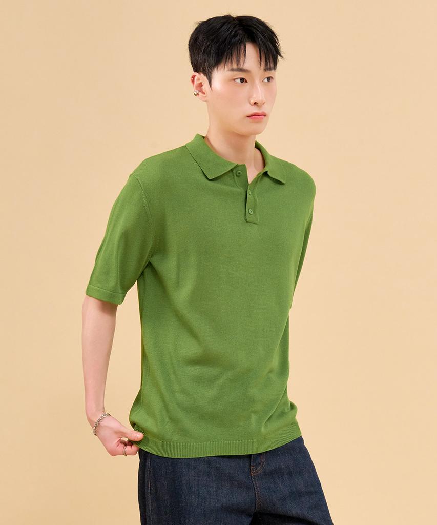 CHASECULT Men'S Cool Collared Short Sleeve Summer Knit-Fbrk5621D0H