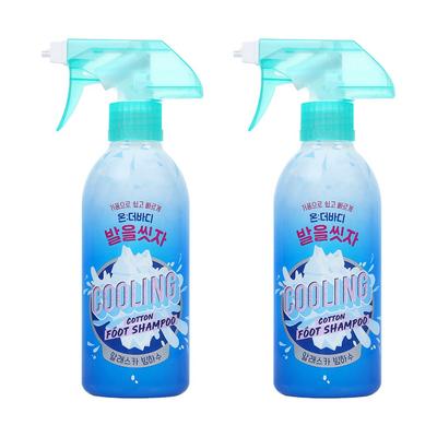Baumwoll-Fußwäsche, Kühlen Sie Ihre Füße, Kühlendes Fußshampoo, 1 Packung, 2 Packungen, 385ml