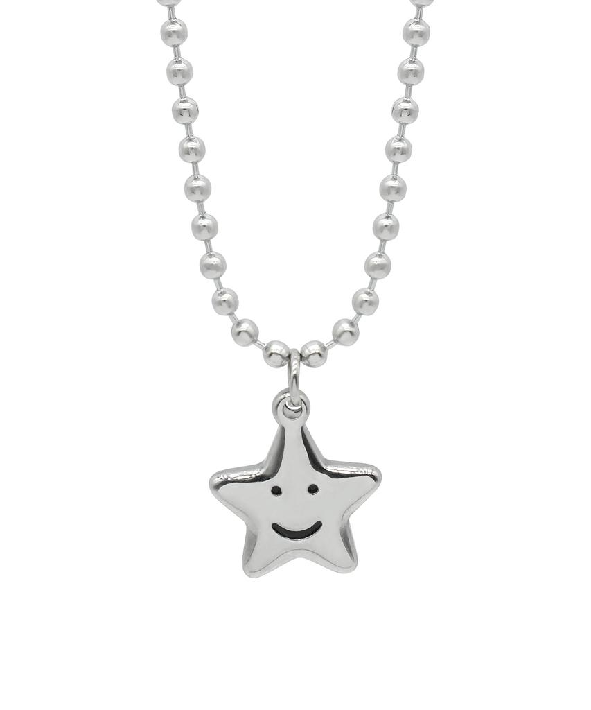 Iamj Smiley Star Necklace