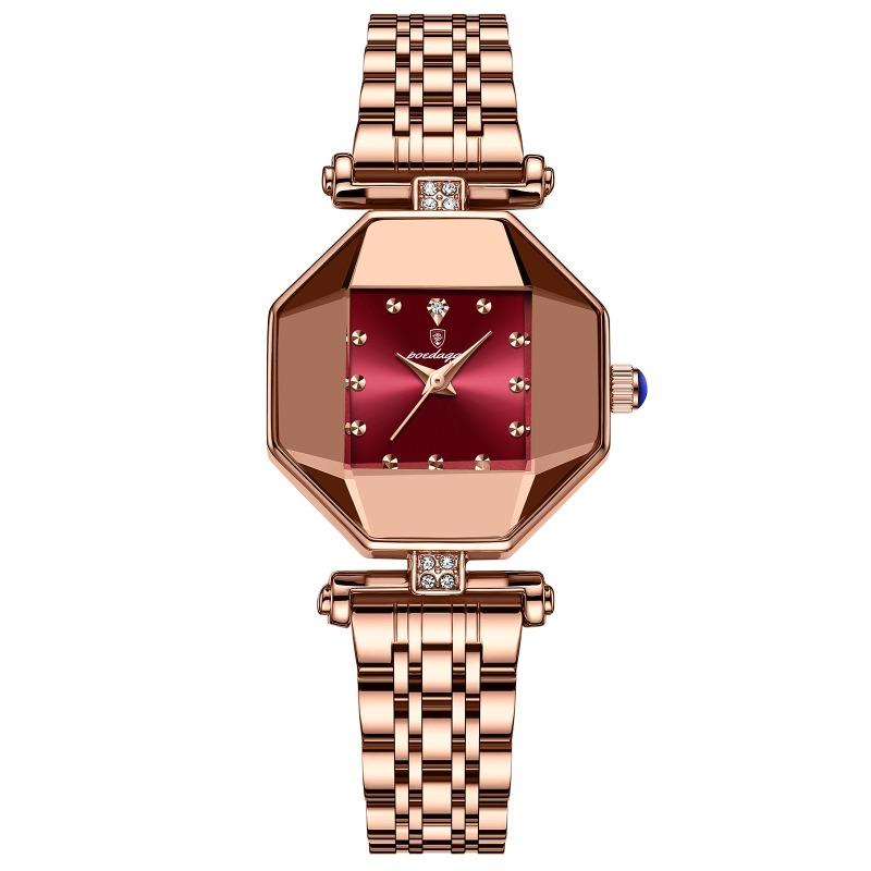 Top Brand New Waterproof Women's Watch Ultra-thin Quartz Diamond-encrusted Fashion Personalized Watch