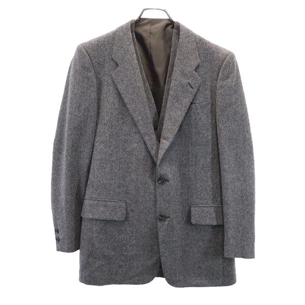 Pierre Cardin wool With vest tailored jacket 94A5 Brown Men's Used