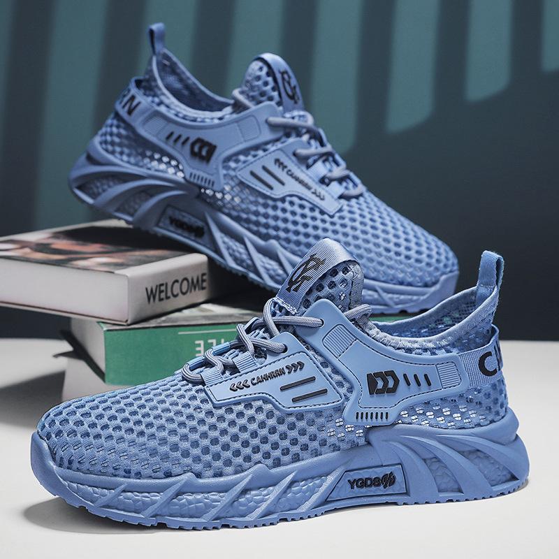 Summer Outdoor Sports Shoes Men's Shoes Large Mesh Breathable Mesh Shoes Wading Shoes Beach Creek Shoes Men's Casual Shoes