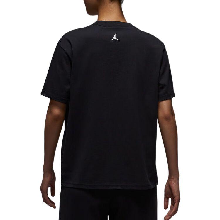 Jordan GFX T Shirts Women's Black Crew Neck Moderate IB1964-010