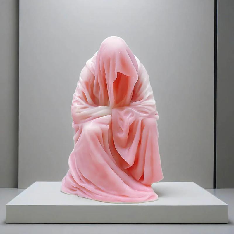 DIY Wizard Robe Candle Silicone Mold for Resin Casting, Plaster Figurine Craft, Theme Decorations, Home Decor