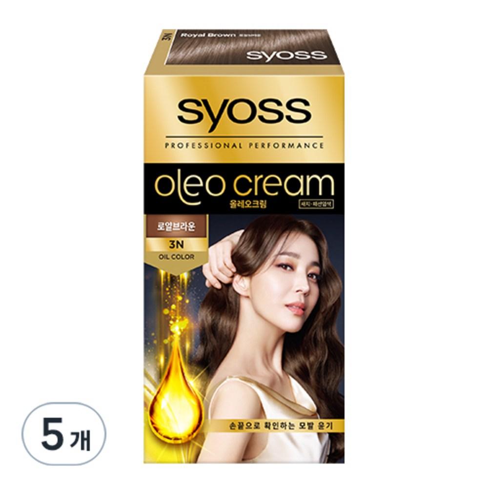 

Syos НОВАЯ краска для волос премиум-класса Oleo Cream, 3N Royal Brown, 5 шт.