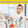Baby Car Seat Toys Activity Stroller Toy for Boys Girls 0 3 6 9 10 12 Months, Spiral Hanging Plush Toys, Baby Stocking Stuffers