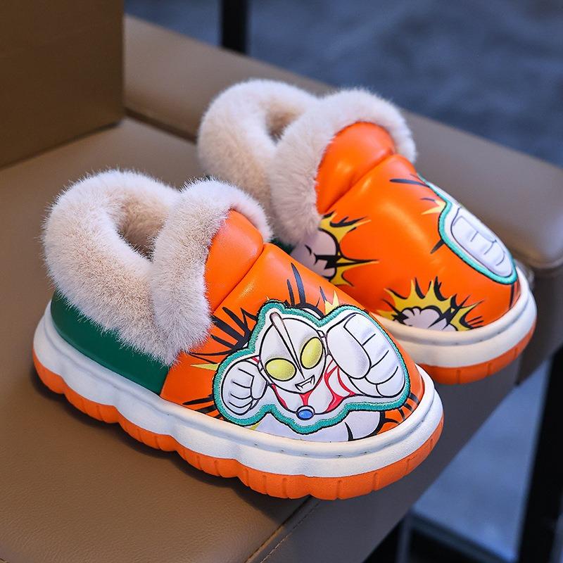 Children's Cotton Slippers   Winter Indoor Bottom Plush