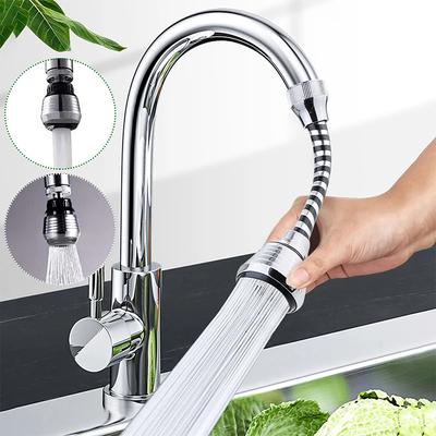 360 Degree Faucet Extension Tube Water Saving Nozzle Filter Kitchen Water Tap Water Saving for Sink Faucet Bathroom