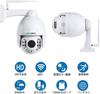 Outdoor Security AI Human PTZ 5x Optical IP66 Motion Alarm Remote Nighttime Color ONVIF NVR SV3C Camera, 2.4Ghz/5Ghz Wi-Fi Wireless, 5MP, Detection,