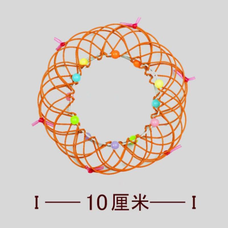 Mandala Flower Basket Toy Flexible Iron Basket Creative Handmade Magic Loop Wire Fidget Sensory Toy For Kid Christmas Party Gift