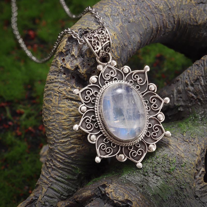 Accessories Style Sunflower Gem Fashion Trendy Versatile Pendant Necklace