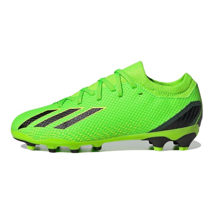 

Новые детские футбольные бутсы Adidas X Speedportal 3 HG/AG J с низким верхом, зеленые, GW8481 38.5