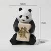 Entzückende Panda-Skulptur für Heim- und Bürodekoration