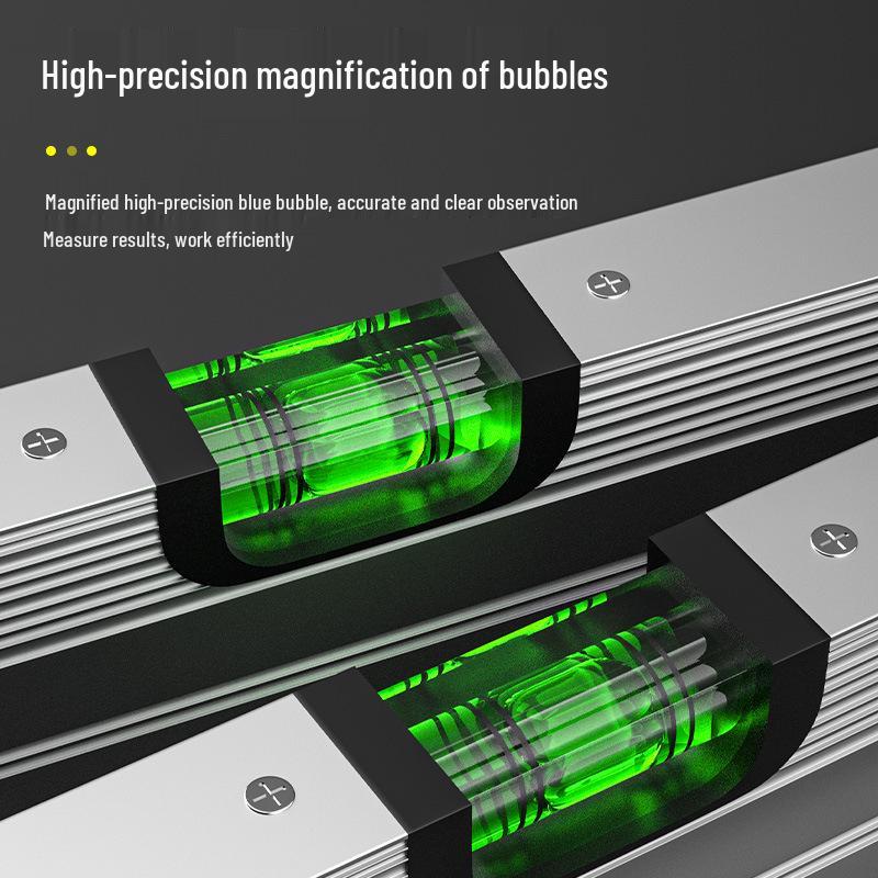High Precision Magnetic Aluminum Bubble Level Tool