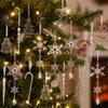 18/28 Pcs Teardrop Shape Christmas Tree Decor Sparkling Icicle Decorations Pendant  Christmas Trees